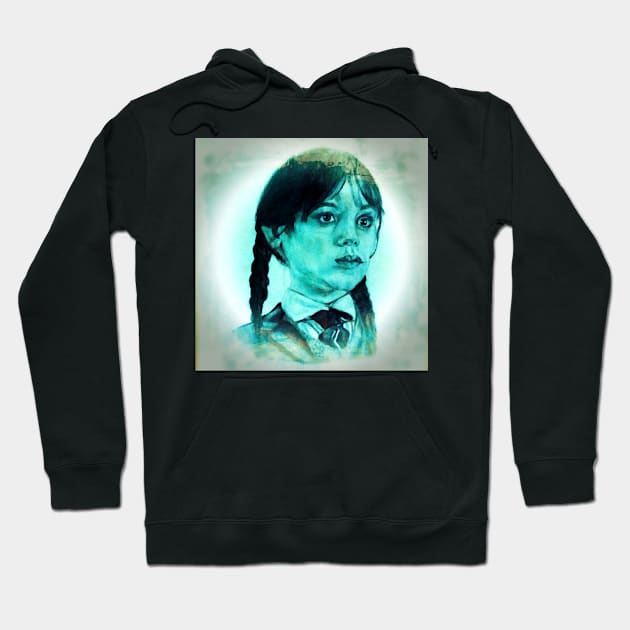 Wednesday Addams Hoodie by kazboart